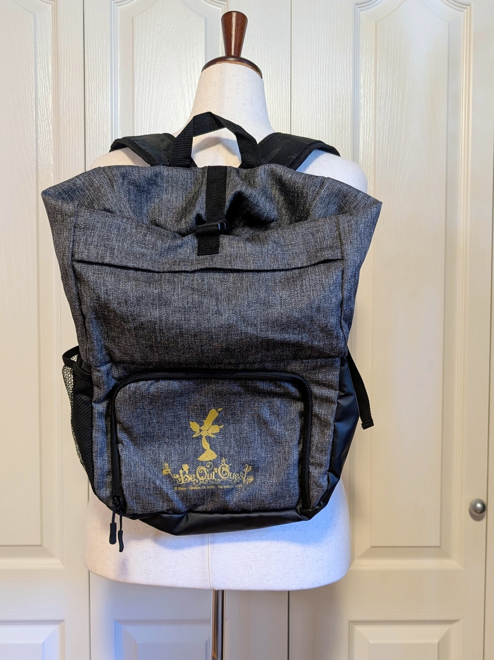 RARE Disney Store Cast Member Exclusive Backpack Lumiere Be Our Guest